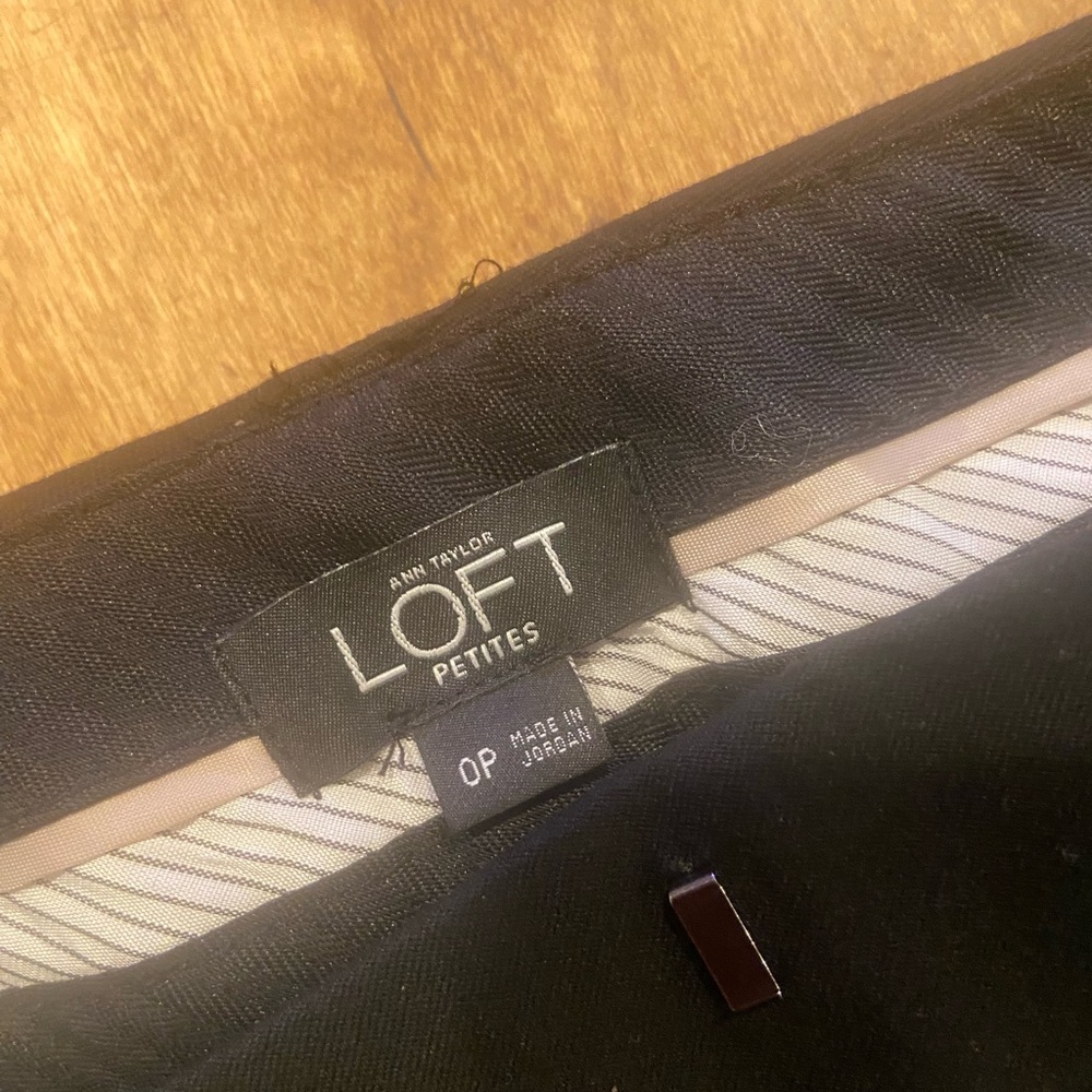LOFT Black Petite Trousers - Picture 2 of 5